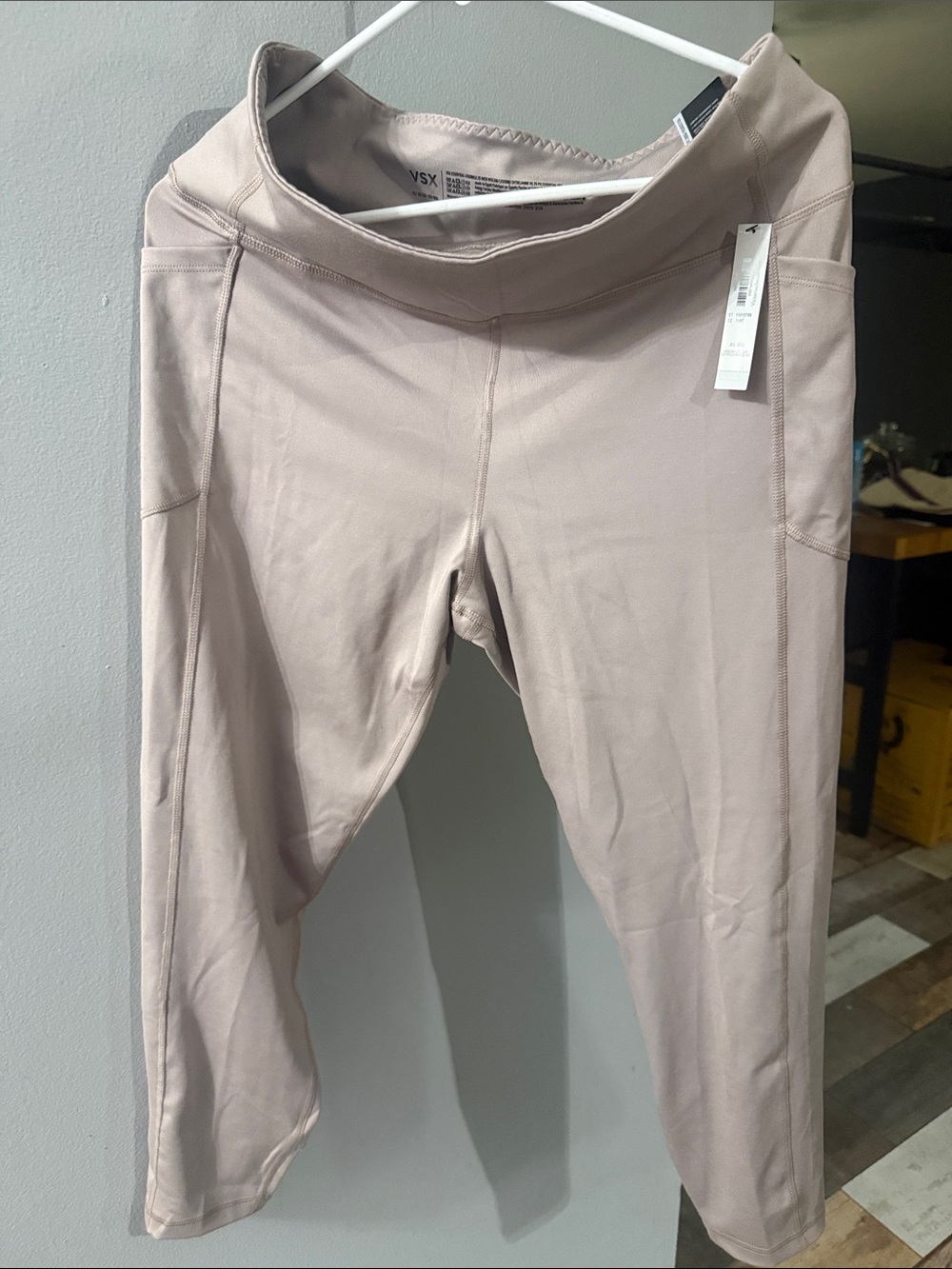 VSX women’s Taupe Stretch Active Leggings